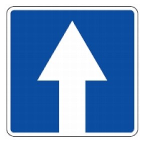 503. Įvažiavimas į vienpusio eismo kelią