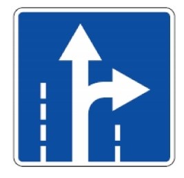 511. Eismo kryptis sankryžoje tiesiai ir į dešinę