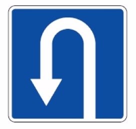 527. Apsisukimo vieta (Apsisukimo ne sankryžoje vieta)