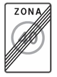 545. Riboto greičio zonos pabaiga