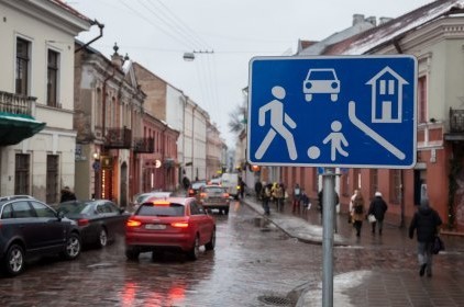 552 ženklas. Gyvenamoji zona.