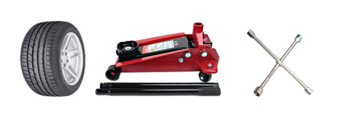 Ko reikia norint pakeisti automobilio ratą?