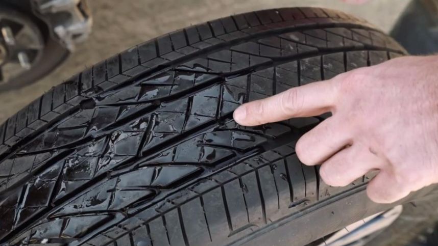 Padangų protektoriaus gylis