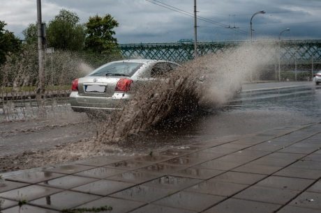 Važiavimas pro gilią balą