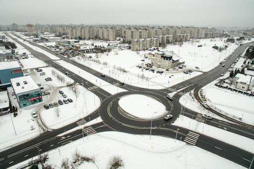 Naujo tipo žiedinės sankryžos