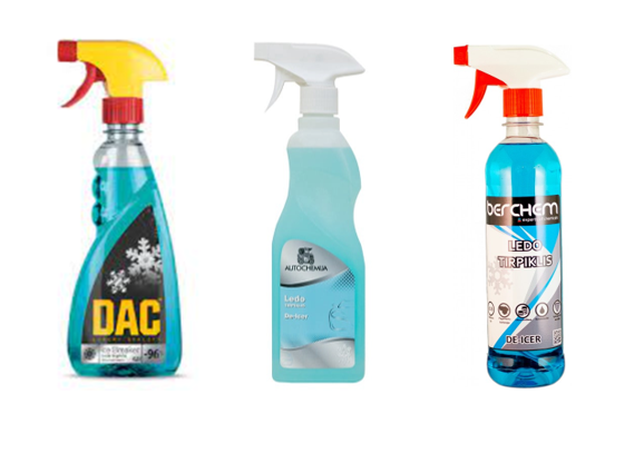 Greitas ledo atitirpinimo būdas- ledo tirpiklis