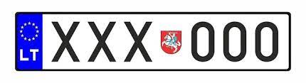 Keisis automobilių valstybinių numerių formatas