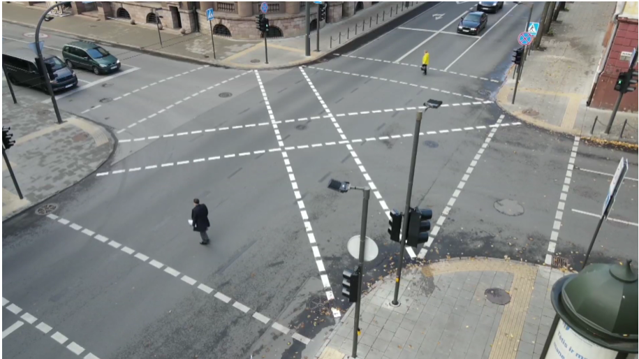 Įstrižinės pėsčiųjų perėjos