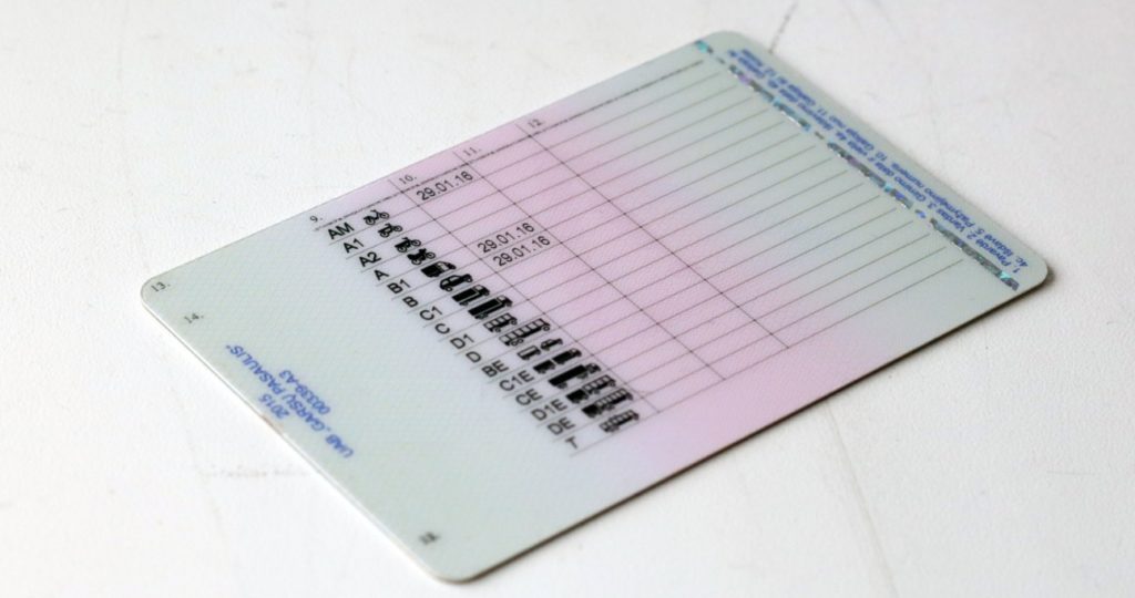 Taikomų apribojimų arba papildomos informacijos kodai vairuotojo pažymėjime