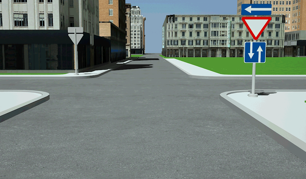 Vienpusis eismas zenklas
